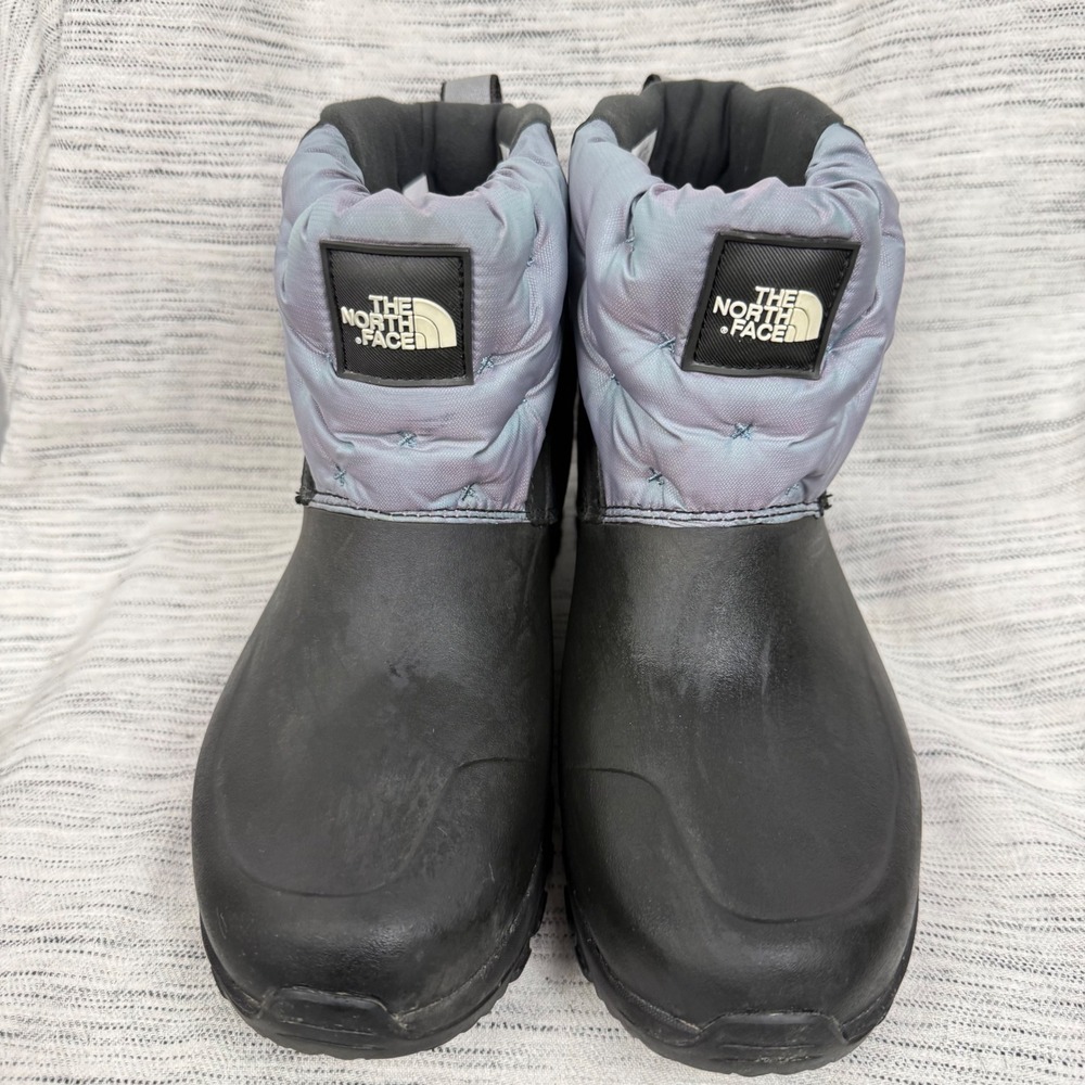 The North Face Yukiona Pull On Ankle Boots 9.5 Quilted Winter Waterproof Lined - Picture 2 of 7